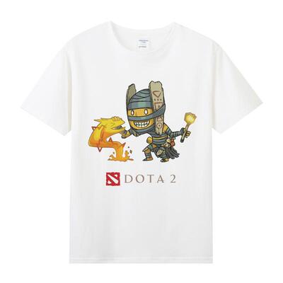 dota2刀塔游戏英雄t恤女黑鸟宙斯