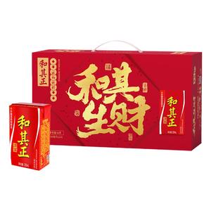 限定礼盒和其正凉茶250ml*24盒 草本植物整箱装礼盒过节送礼