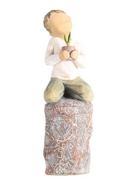 愿一美国willowtree祝福摆件