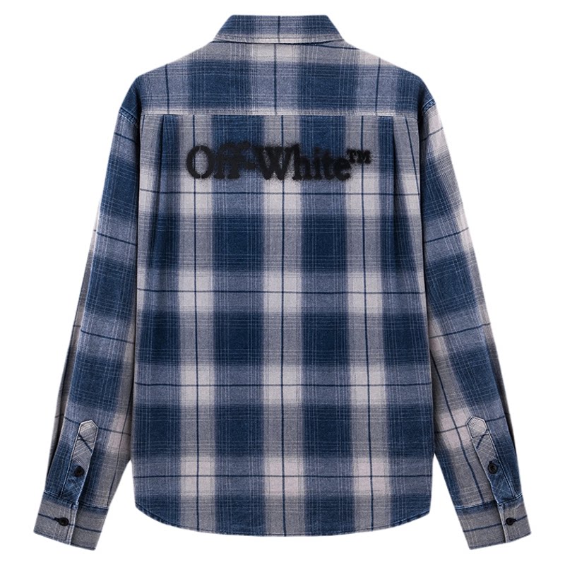 OFF-WHITE™情侣格子长袖衬衫