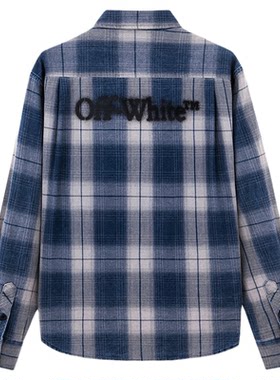 OFF-WHITE™情侣格子长袖衬衫