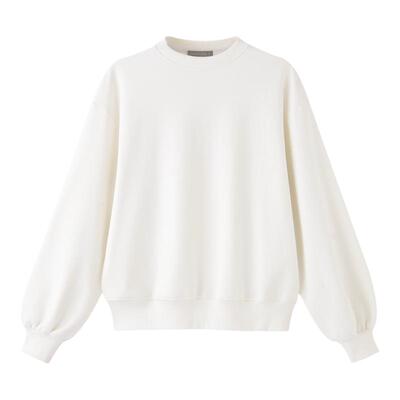 进口丝芯棉圆领廓形卫衣男女同款