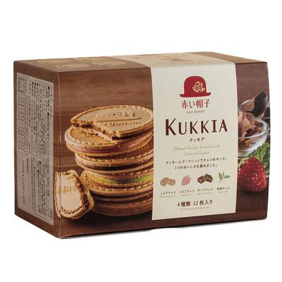 日本进口KUKKIA巧克力威化饼干