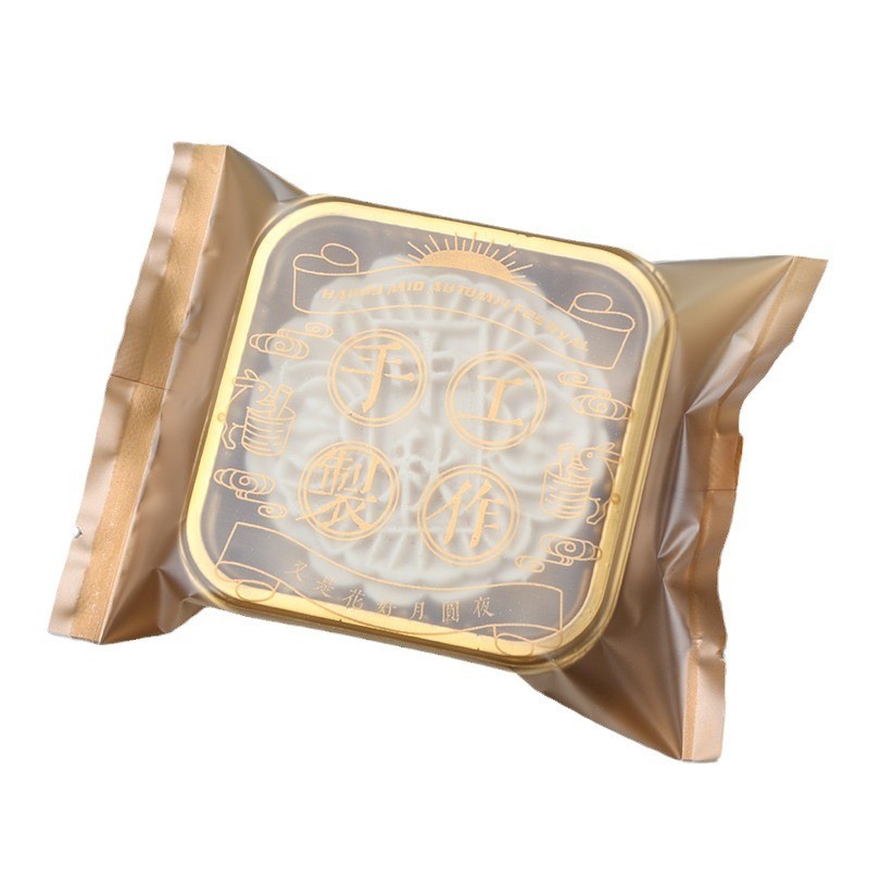中秋磨砂半透明绿豆糕机封月饼袋