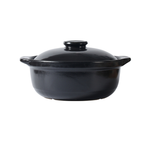 黑釉大容量砂锅商用明火干烧煮粥炖汤砂锅粥陶瓷锅汤锅家用煤气灶