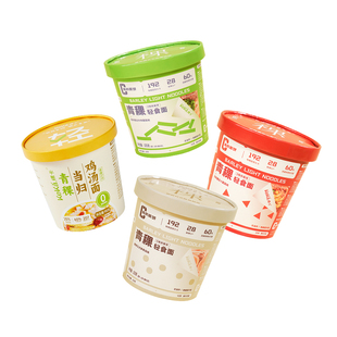 稞卡0脂60%青稞轻食面饼健身期代餐主食早餐方便速食食品泡面桶装