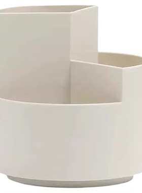 可旋转大容量化妆刷收纳桶