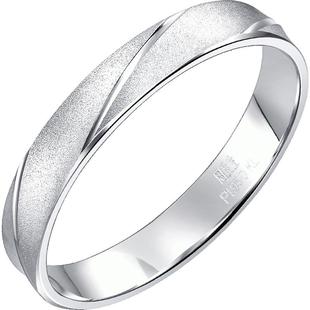 周生生Pt950铂金戒指情侣结婚对戒女士戒指男戒32116R