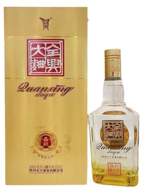 全兴大曲晶彩金42度浓香型盒装酒