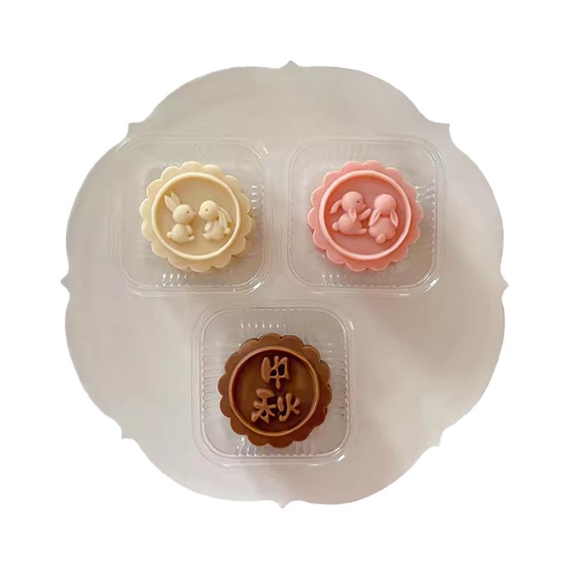 橡树果子月饼模具中秋小兔子卡通