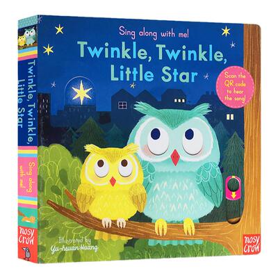 英文原版Sing Along with Me Twinkle Twinkle Little Star童谣机关操作书玩具书幼儿启蒙读本欧美经典儿歌一闪一闪亮晶晶本 新版