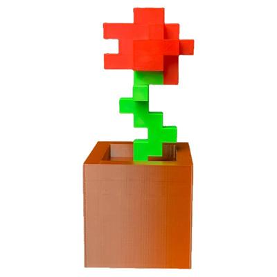 我的世界花盆盆栽植物摆件装饰