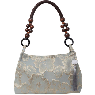 新中式国风包包女式2025新款夏季单肩腋下包大容量通勤手提水桶包