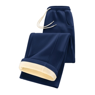 都市丽人巨好看加绒裤子女2026新款今年流行爆款冬运动阔腿卫裤X