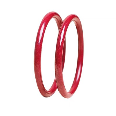 朱砂手镯女高含量原矿石晶体紫金帝王万事平安本命年复古风细镯子