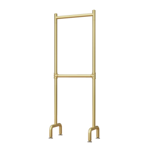 超窄衣架落地卧室衣服收纳架子小型衣帽架双层上下挂衣架门后置地