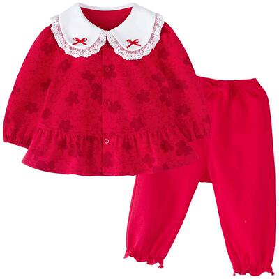 宝然汉服春装喜庆大红