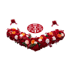 婚车装饰车头花主婚车头车花