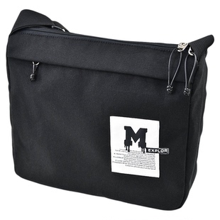 日系运动休闲全棉帆布斜挎包男大容量旅行包女学生上课通勤单肩包