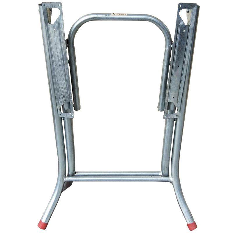 包邮餐桌脚架简约折叠桌腿支架大排档桌架铁桌脚架子不锈钢圆桌架