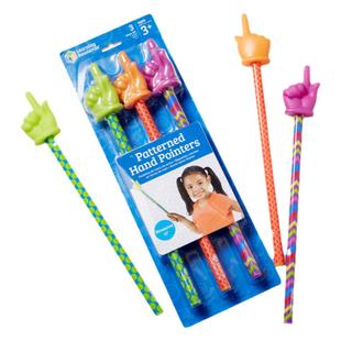 Learning resources儿童指读棒阅读棒LR伸缩手指棒黑白板学习教具