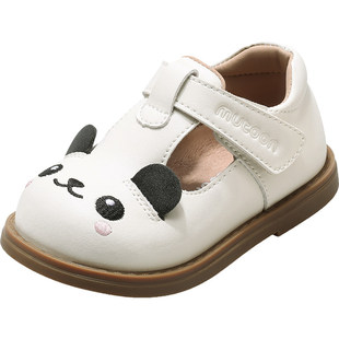 牧童童鞋公主小皮鞋春秋软底萌趣卡通女宝宝鞋子洋气女童学步单鞋