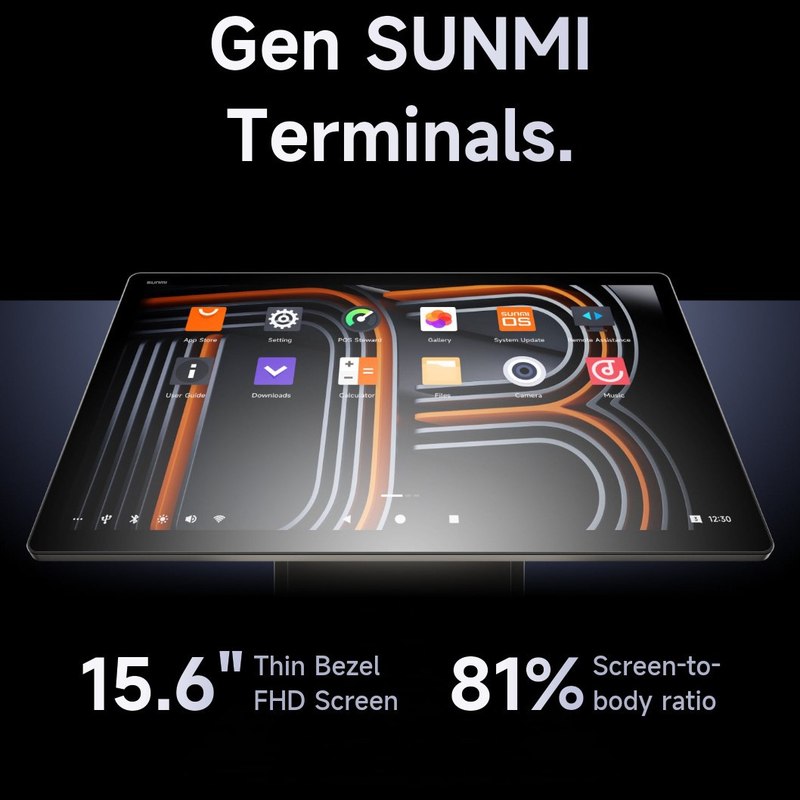sunmi商米D3PRO 收银机服装零售餐饮智能触摸超市收银机一体机