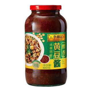 李锦记醇香黄豆酱800g*6瓶拌面爆炒酱烤肉蘸酱豆瓣酱商用家用美味