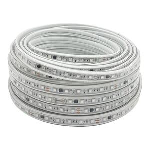 led灯带24V2811幻彩50米无压降5050七彩跑马流水包胶户外防水灯条