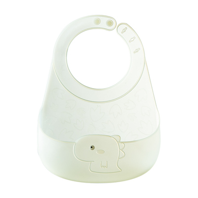 如山宝宝吃饭防脏柔软硅胶围兜