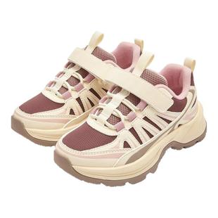 巴拉巴拉儿童加绒运动鞋女童老爹鞋大童防滑鞋子2025秋冬新款童鞋