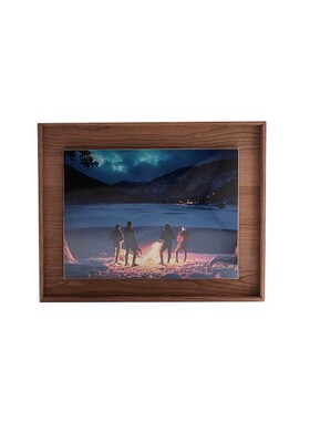 LIVETAI磁吸diy趣味相框打印照片背景实木收纳装饰海报框展示画框