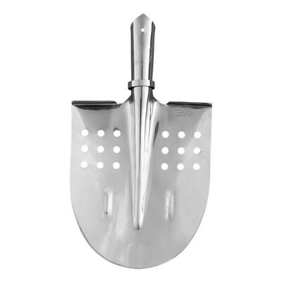 白钢水田锹不锈钢精抛光不沾泥