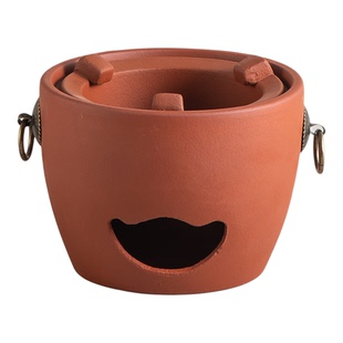 潮州红陶泥砂铫壶炭炉围炉煮茶户外家用潮汕小火炉