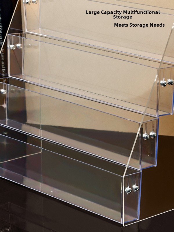 吧唧展示架徽章色纸手账卡片卡牌周边置物架透明亚克力谷子陈列架