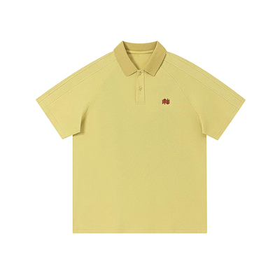 conlise夏季刺绣宽松短袖POLO衫