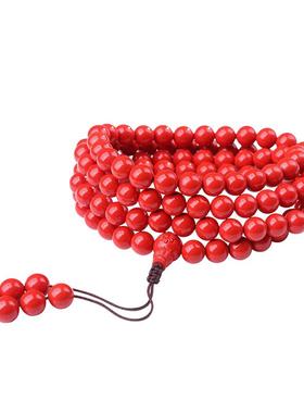 禧念心诚则情侣朱砂原创手串