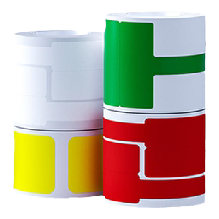 精臣M2/M3/B32/Z401线缆标签打印纸热转印贴纸P刀型光纤移动通信机房T型网线pet彩色防水不干胶pp标签打印机