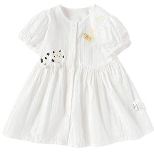 巴拉巴拉女童连衣裙宝宝裙子婴儿公主裙夏装儿童洋气可爱灵动甜美