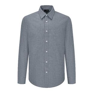 【磨毛暖感/牛津纺/双色纱线】G2000男2025秋冬舒适长袖休闲衬衫.