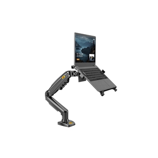 NB二合一显示器笔记本组合支架双屏外接电脑机械臂支架悬空散热器