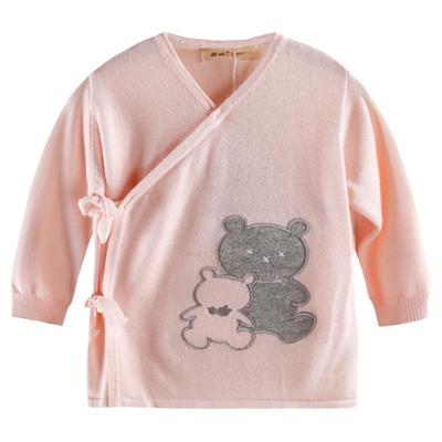 拉比新生婴儿春秋薄毛衣针织衫