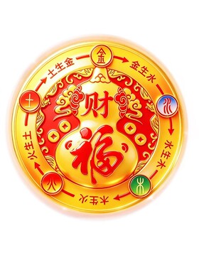泰山祈愿空调压床五行财福空调贴