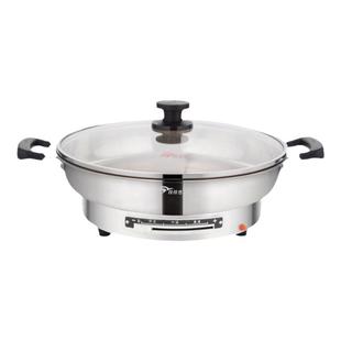 佳佳恋电饼铛316L不锈钢电煎锅家用304加深加大多功能烙饼电火锅