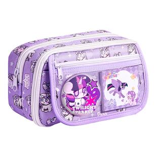 小马宝莉笔袋2026超火多功能创意文具袋女孩款高颜值大容量文具盒儿童女孩款铅笔盒女生小学生笔袋简约文具盒