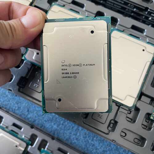 议价-铂金 8164 成色CPU 功能齐全 有4颗 处理 发顺-可维修