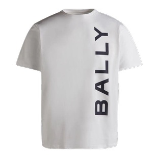 Bally/巴利海外直邮 男士时尚休闲潮牌纯棉短袖T恤 MJE05C CO018