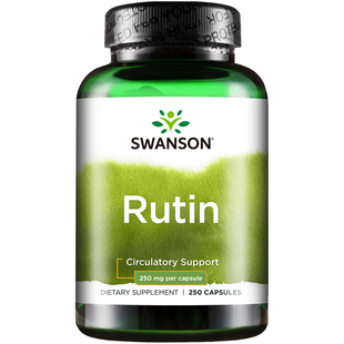 2瓶 swanson斯旺森芦丁片进口胶囊改善毛细血管视网膜维生素P