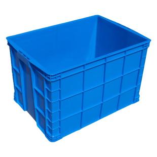 755加厚周转箱带盖子大水箱胶箱装书胶框整理箱运鱼箱养鱼塑料箱