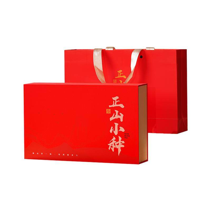 正山小种红茶茶叶礼盒装250g浓香型节日送礼企业定制新茶高档桐木